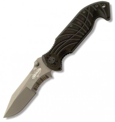 Remington 19712 Tango II Military N690 Steel DLC Coated Clip Point Blade Knife.JPG