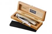 Opinel No 8 Blond horn handle Folding knife wood gift box 